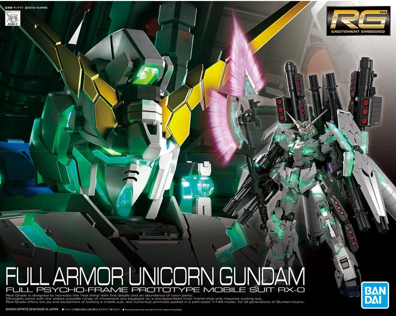 RG 1/144 全裝甲型獨角獸鋼彈