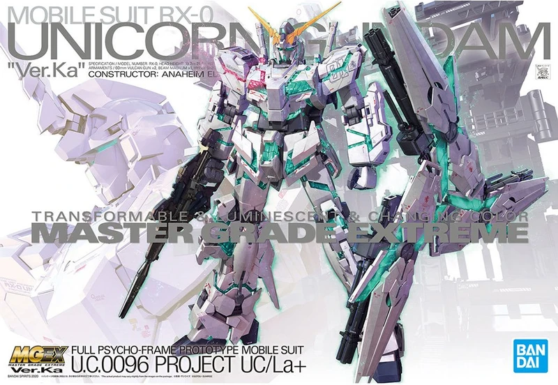 MGEX 1/100 獨角獸鋼彈 Ver.Ka